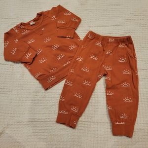 Burn Orange Sweatsuit Set